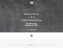 Tablet Screenshot of landsmetal.com